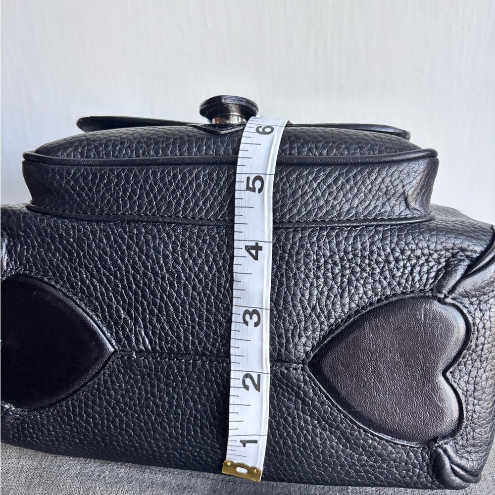 New Without Tags Brighton Monalisa Black Leather Shoulder Bag Purse - Picture 12 of 12